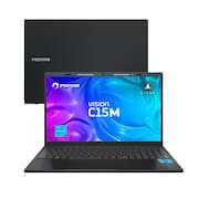 Notebook Positivo Vision C15M Intel® Celeron® N4500 Linux 8GB RAM 256GB eMMC 15.6” Full HD IPS – Minitela - Cinza