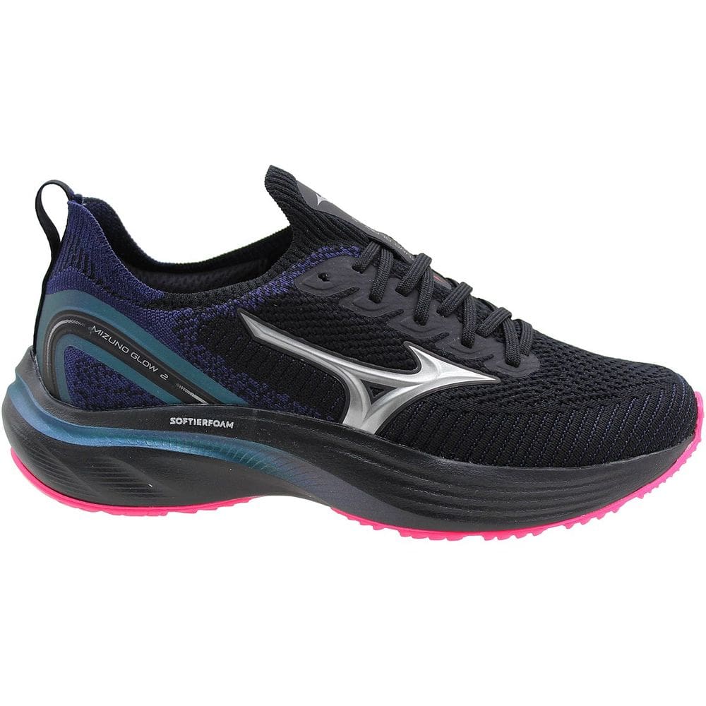 Tênis de Corrida Mizuno Glow 2 Softier Foam Feminino