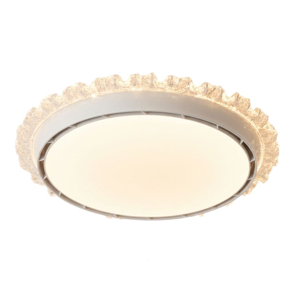 Ventilador Luminaria Sem Helice Lustre Cristal 3 Tons 6 Niveis Decoraçao Iluminaçao Sala Quarto Escritorio Casa