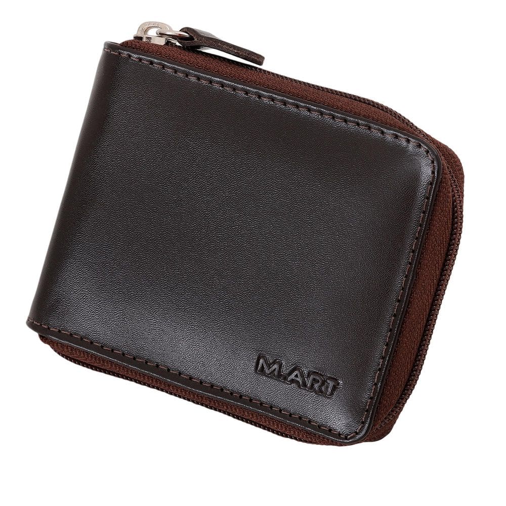 Carteira Masculina Couro Com Zíper Cnh M.Art 209