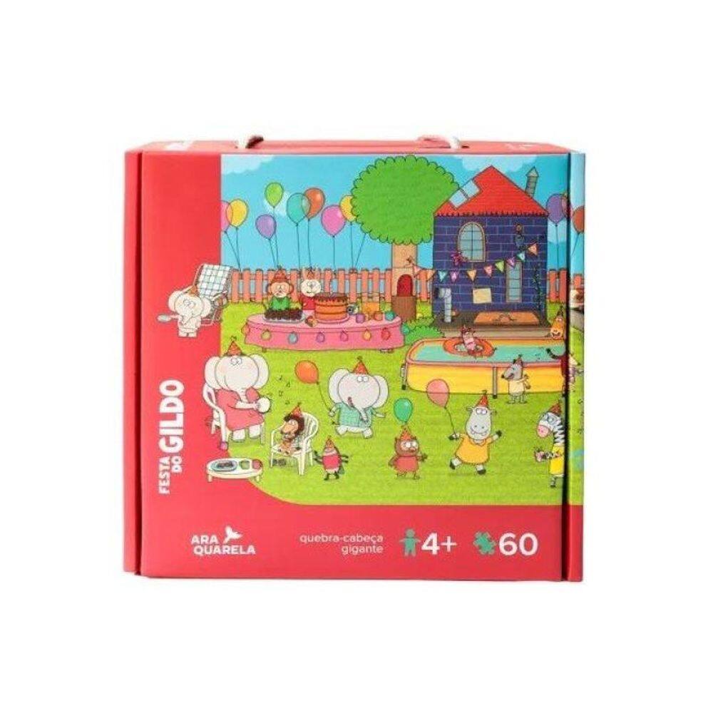 Quebra-Cabeça Gigante Festa Do Gildo - 60 Peças