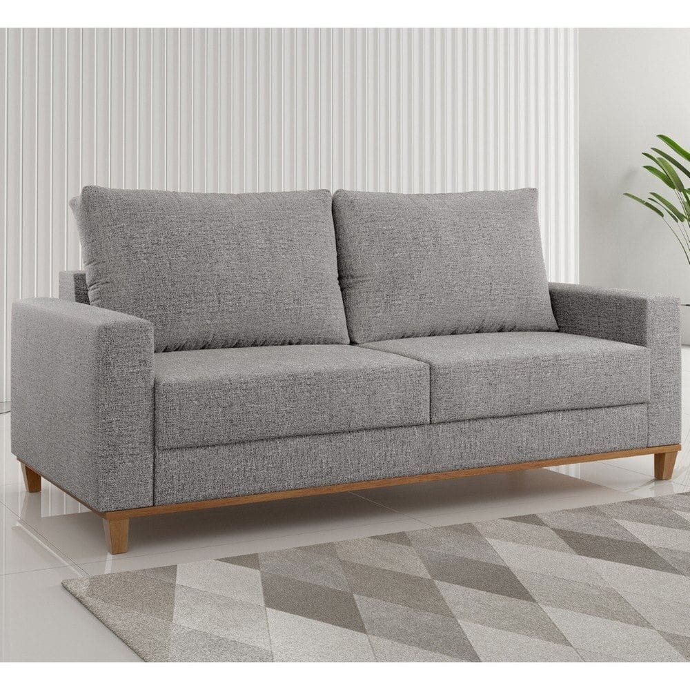 Sofá Living 3 Lugares 180cm Linhão Livia Funghi