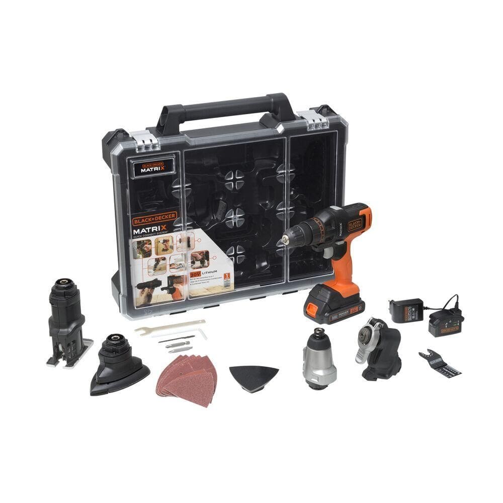 Furadeira e Parafusadeira 6 Funções Black Decker MTX20K6A 20V