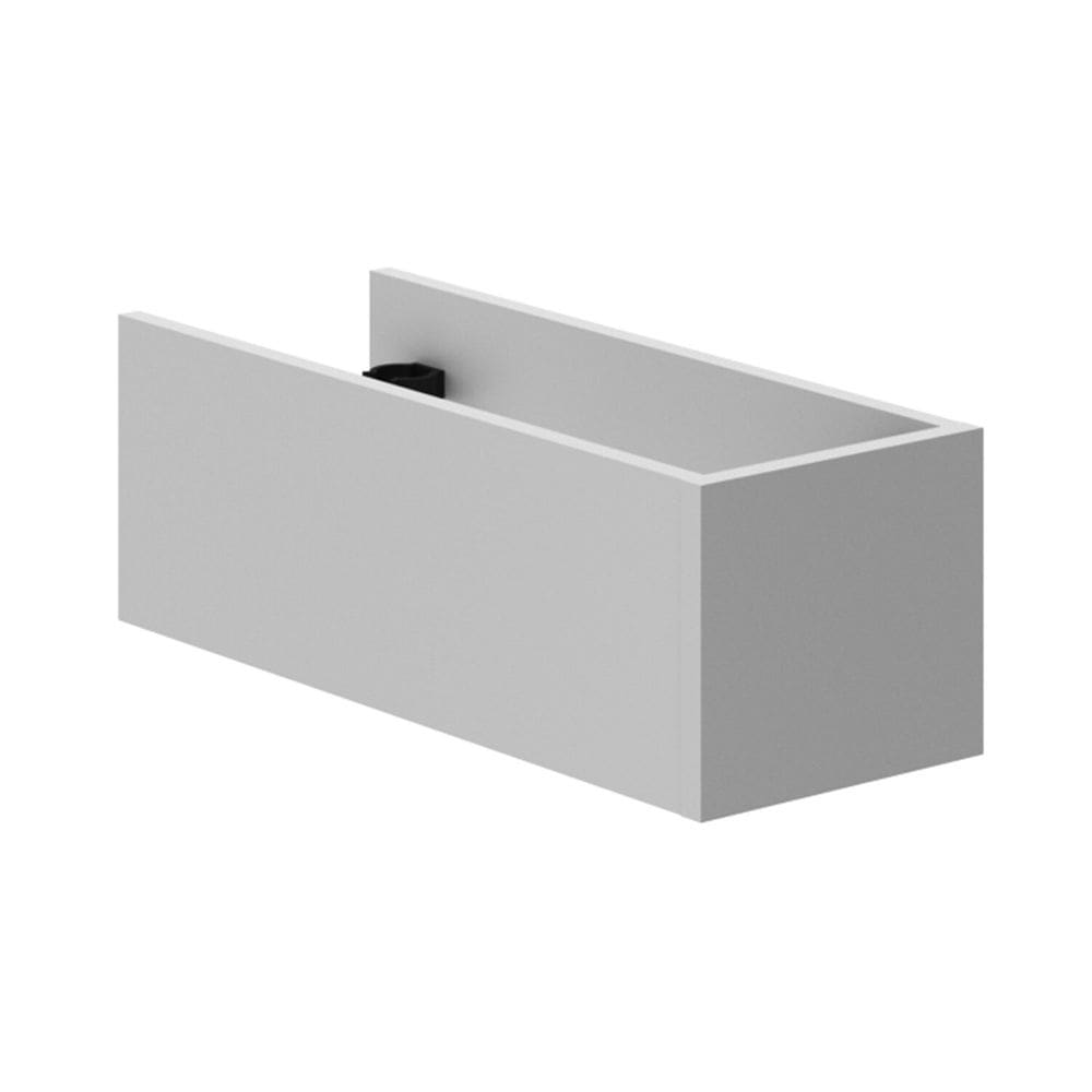 Conjunto Rodapé 17cm X20cm Mdf Cz3331 Branco