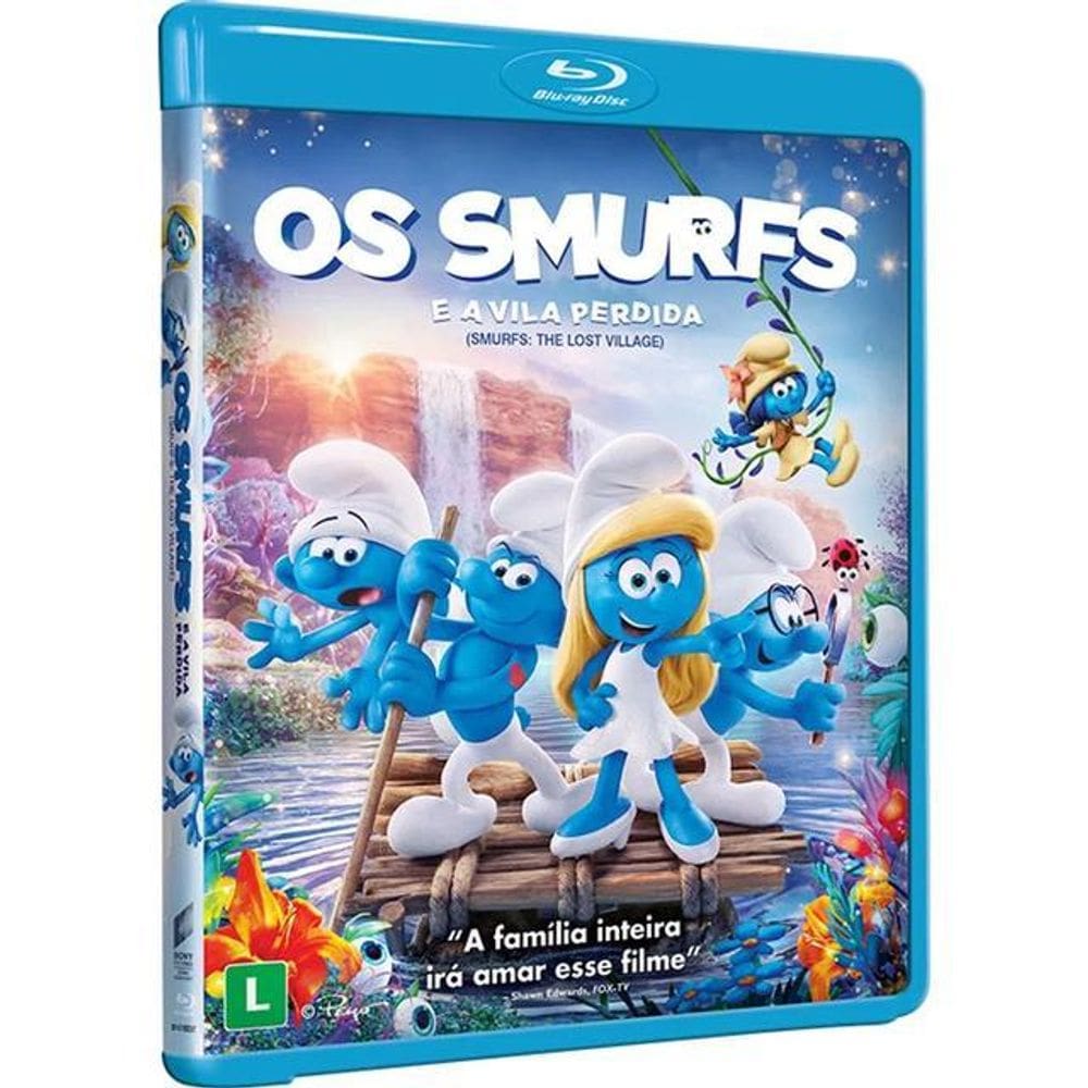 Blu-Ray - Os Smurfs E A Vila Perdida