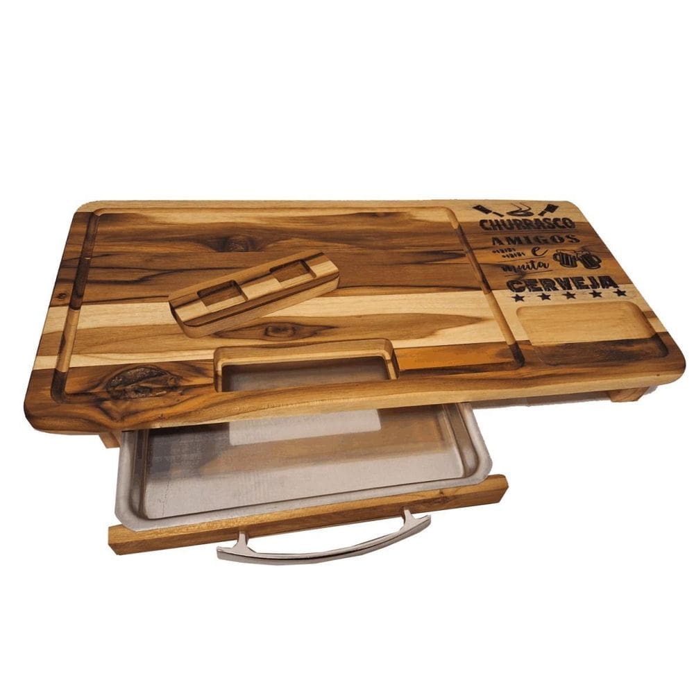 Tabua De Churrasco Gaveta Churrasco Amigos E Muita Cerveja