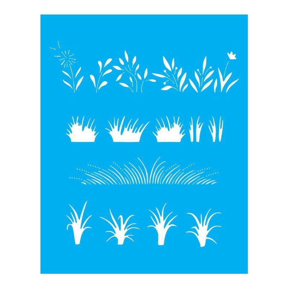 Stencil Tamako Folhas - 20X25Cm - Ref B181