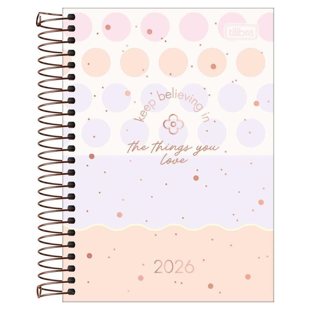 Agenda Diária 2026 Espiral M5 176Fls Soho Poa Tilibra