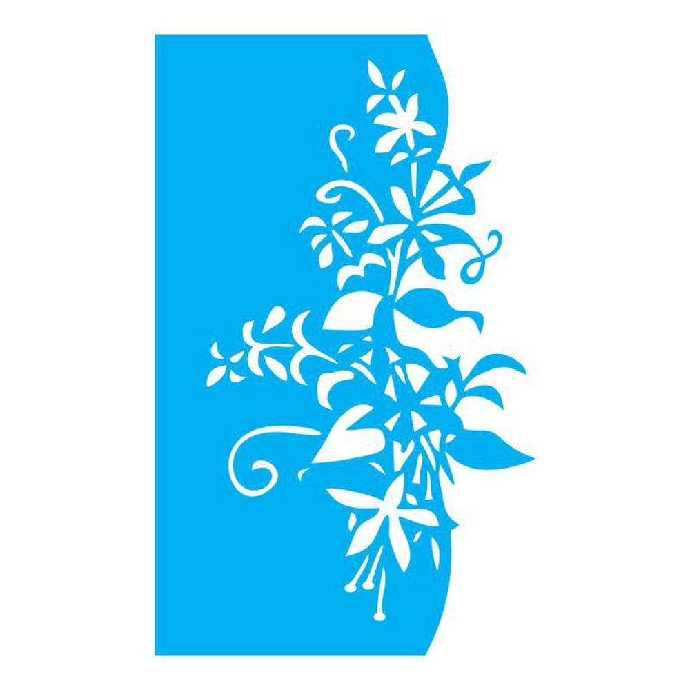 Stencil Tamako Flores - 15X20Cm - Ref A2746