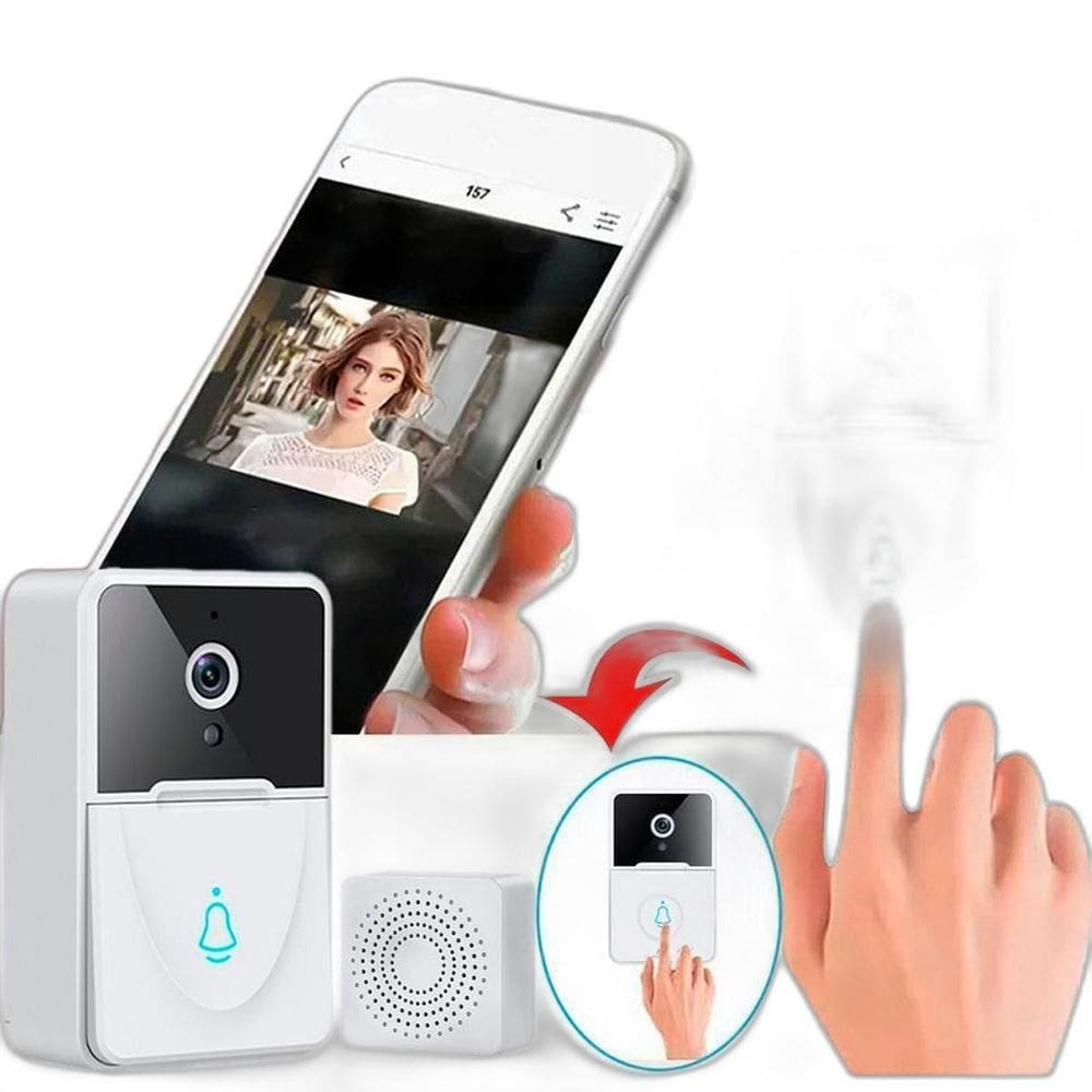 Interfone C/Câmera Doméstico Segurança Apartamentos Hd 1080P