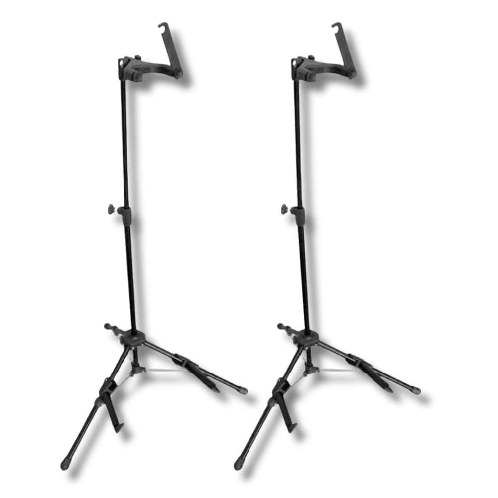 Kit 2 Suporte De Chão Para Instrumento De Corda Com Trava