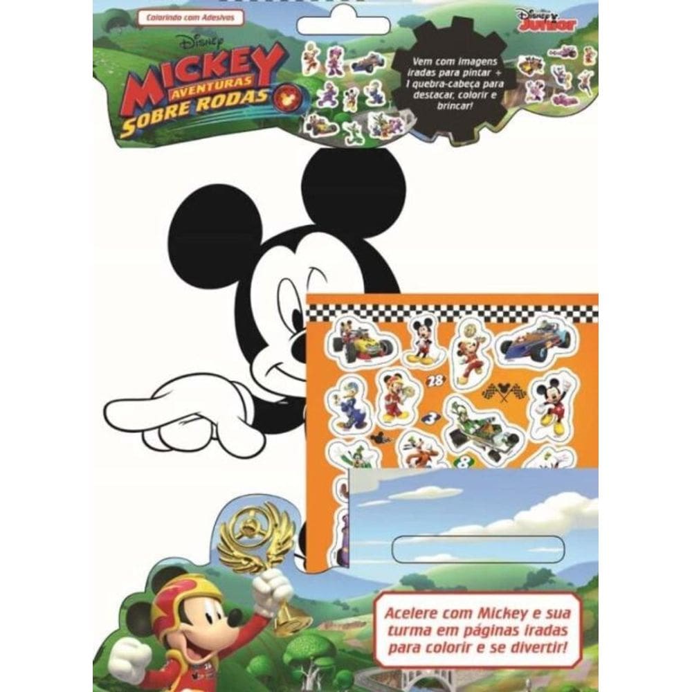 Disney Colorindo Com Adesivos - Mickey Mouse