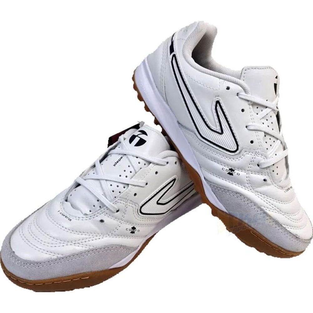 Chuteira Maestro 5 PRO Society bco/cza - Topper