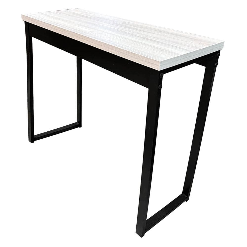 Mesa Aparadora Estilo Industrial 100x38 para Sala Amantea/Preto