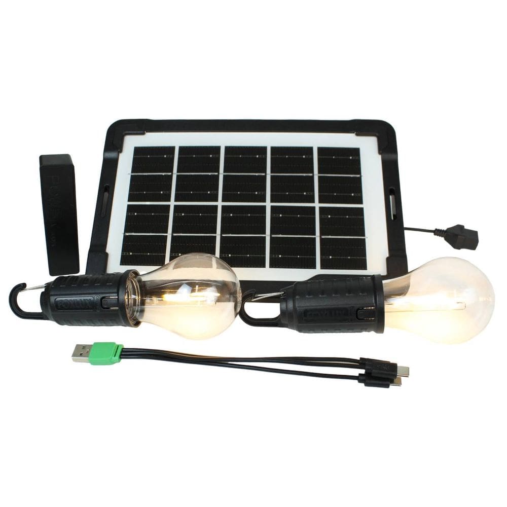 Kit LED Solar Portátil Foxlux
