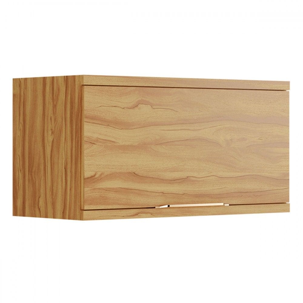 Armário Aéreo Cozinha Sauvignon 1 Porta 100% Mdf Amêndoa - Rio Doce