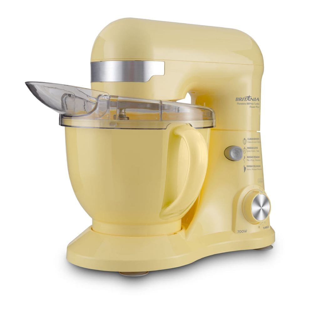 Batedeira Planetária Britânia BBP760AM Power Plus Turbo 700W