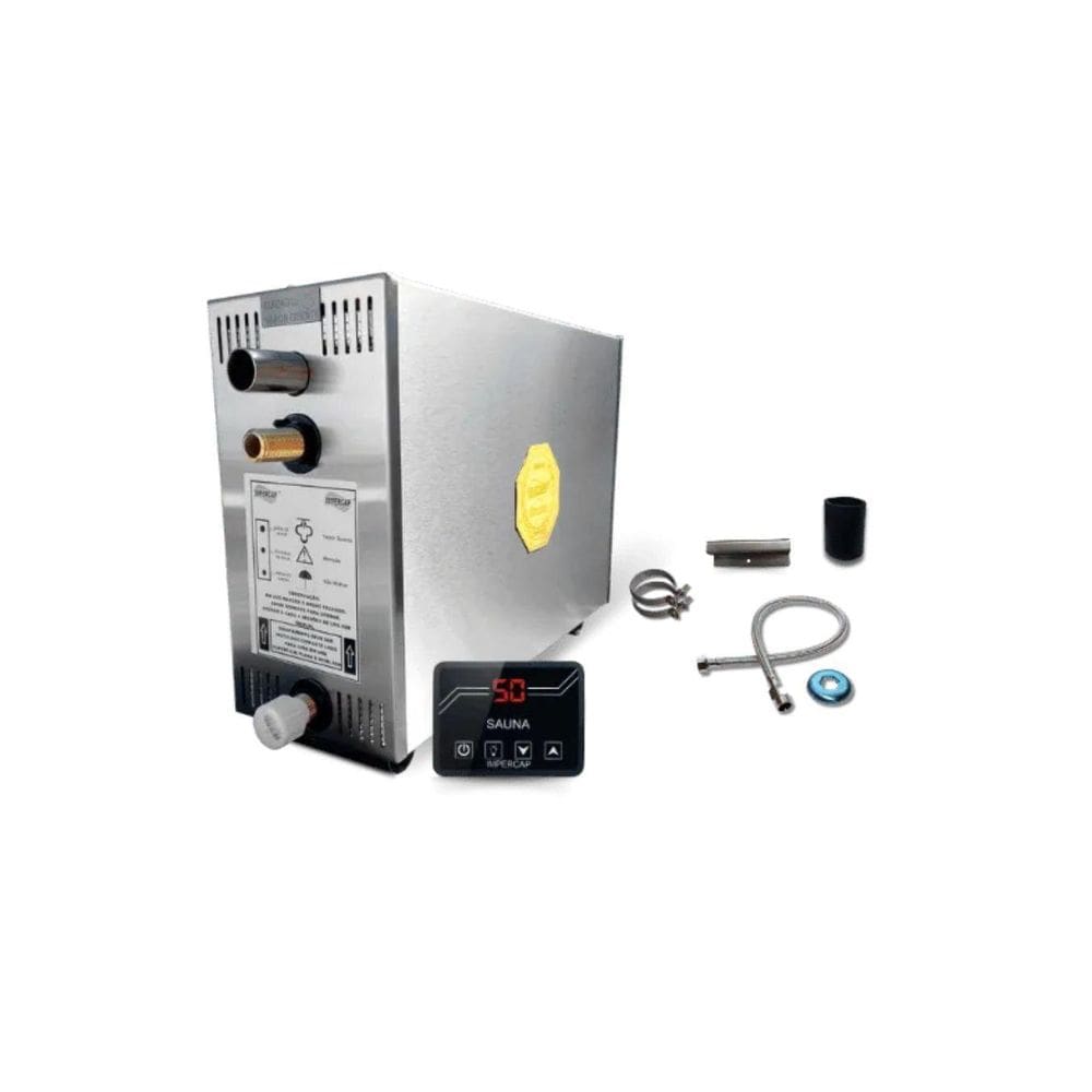 Sauna A Vapor 9Kw Bifásico 220V - Painel Small - Impercap