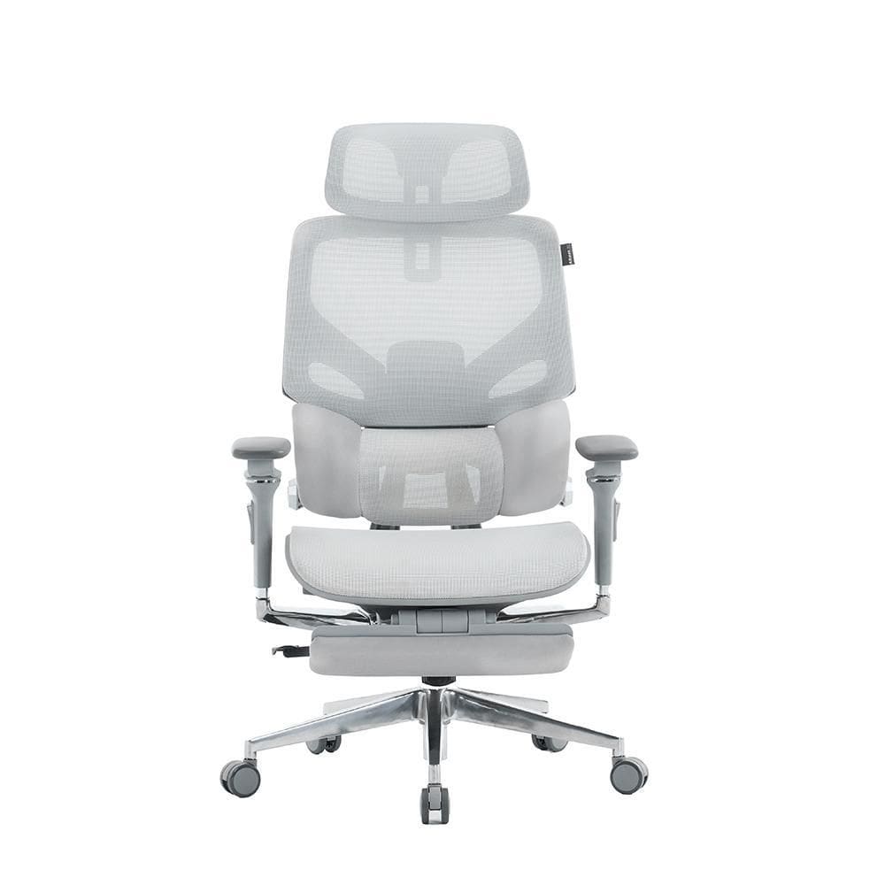 Cadeira De Escritório Presidente X-Space Aluminum Cinza