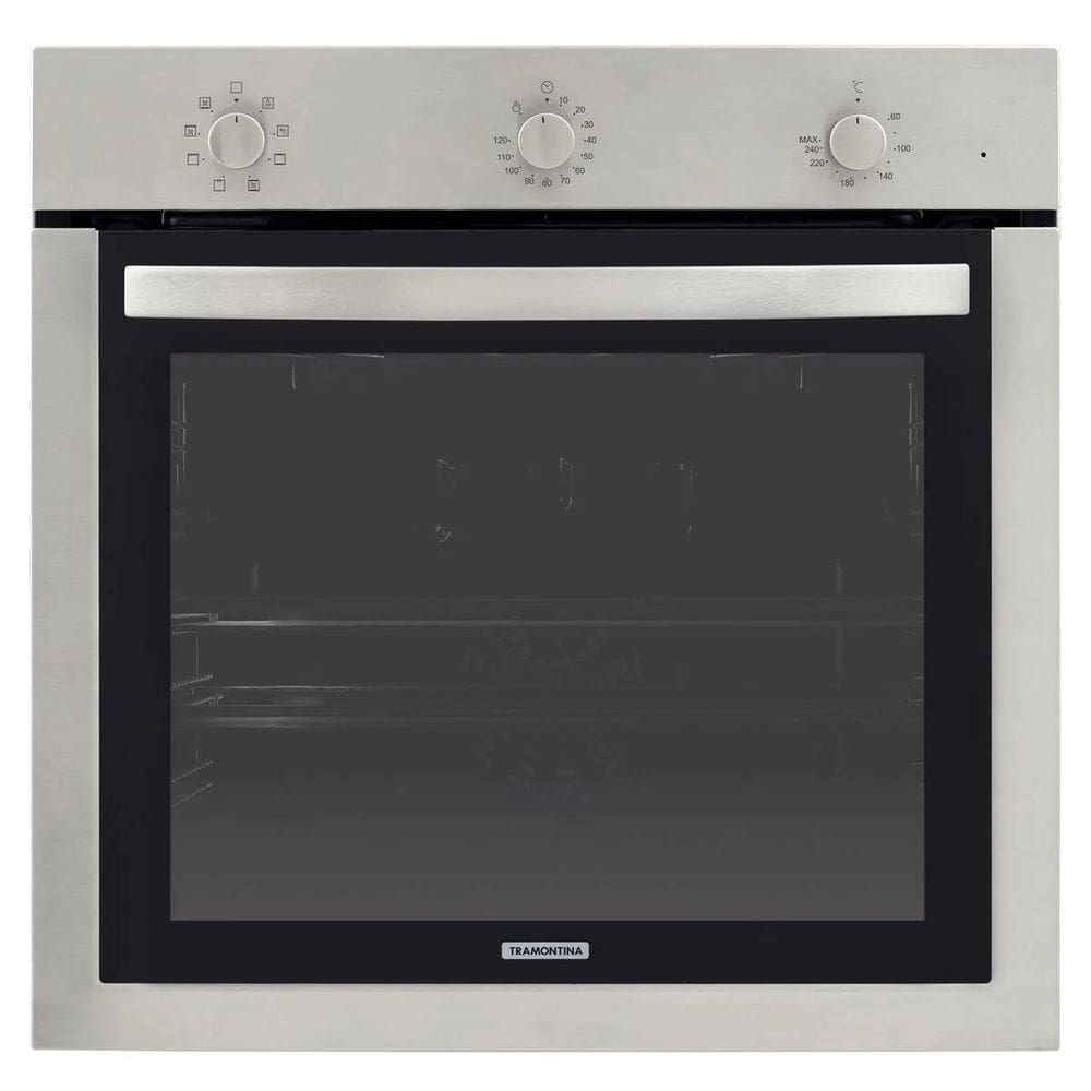 Forno Elétrico Embutir Tramontina Inox Cook 7 Funções 73 L