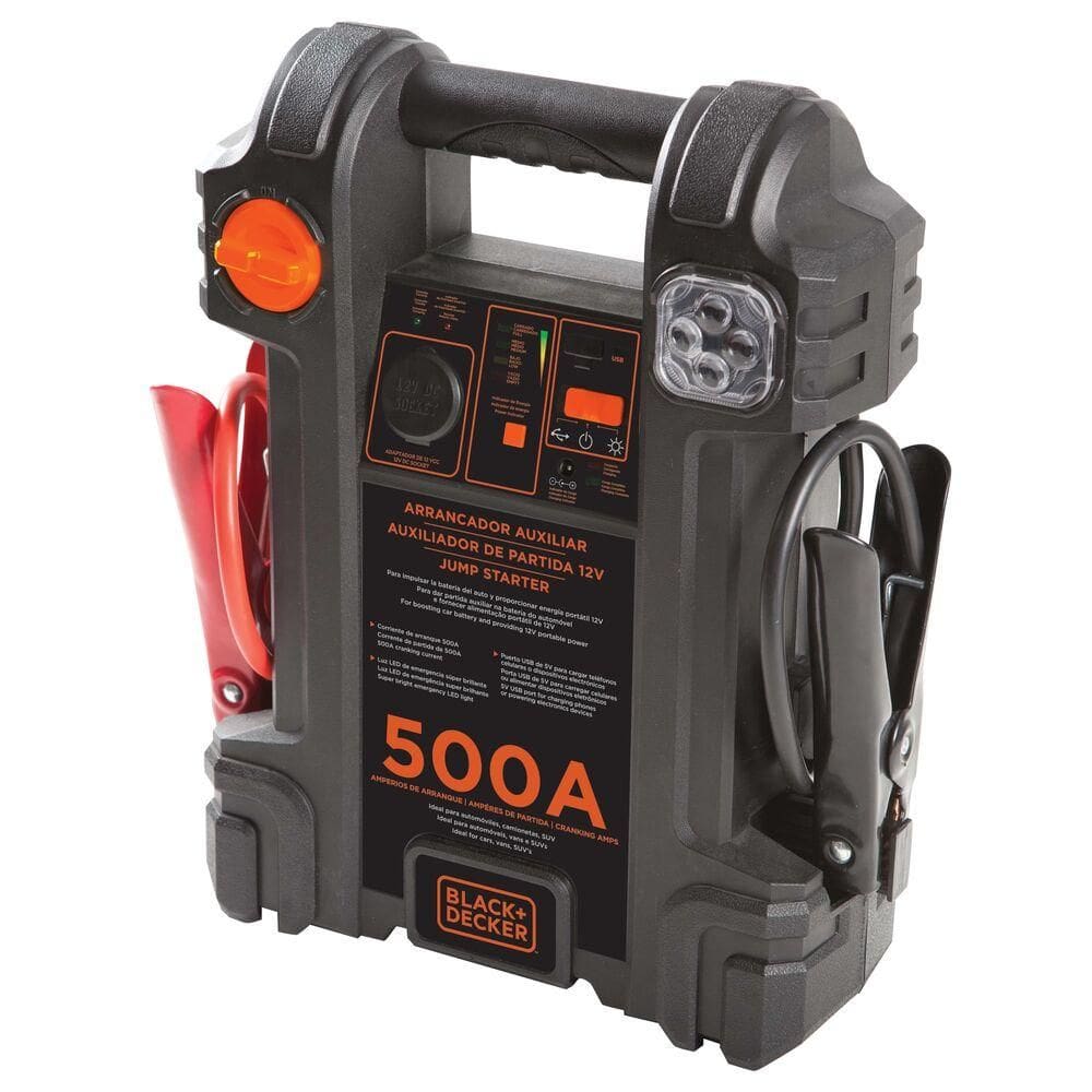 Auxiliar de Partida 500Ah Portátil Black Decker JS500S 12V