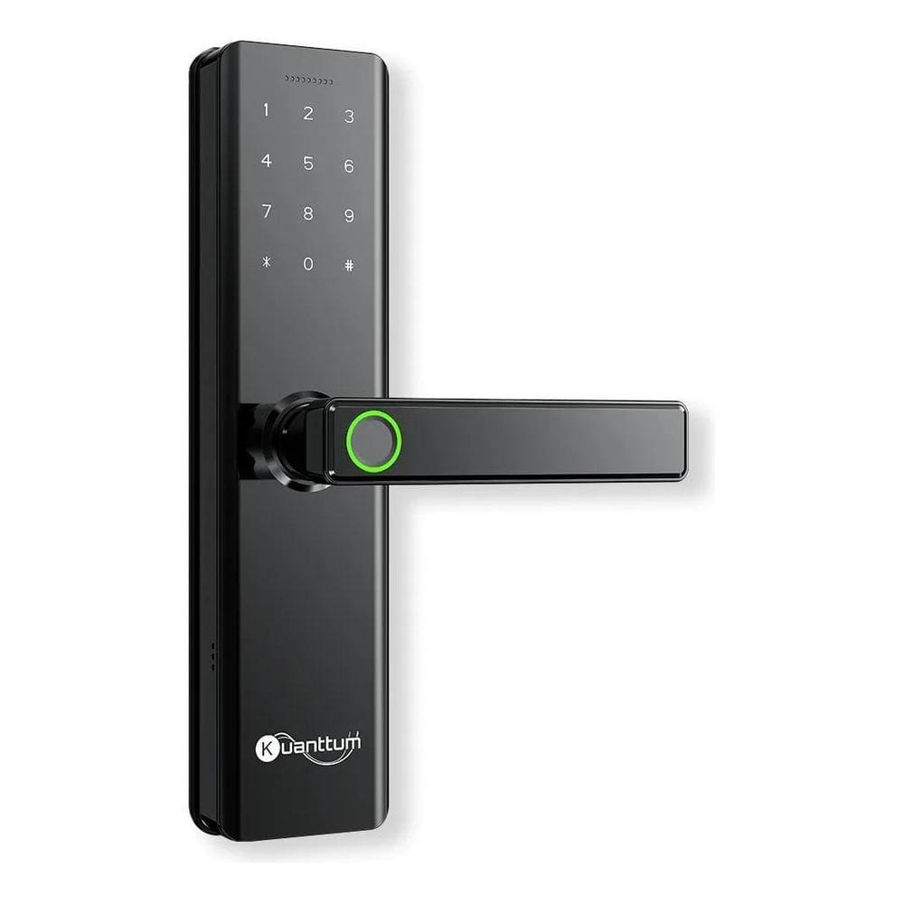 Fechadura Eletronica Digital Com Biometria Kuanttum Beta Pro