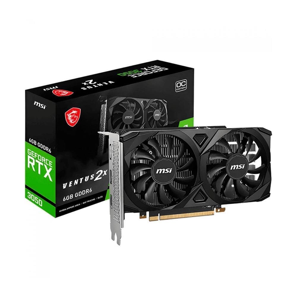 Placa De Vídeo Nvidia Geforce Gtx 3050 Gddr6 6Gb Msi