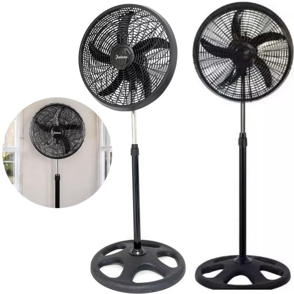 Ventilador De Coluna Pedestal 5 Pas Silencioso 70W 220V