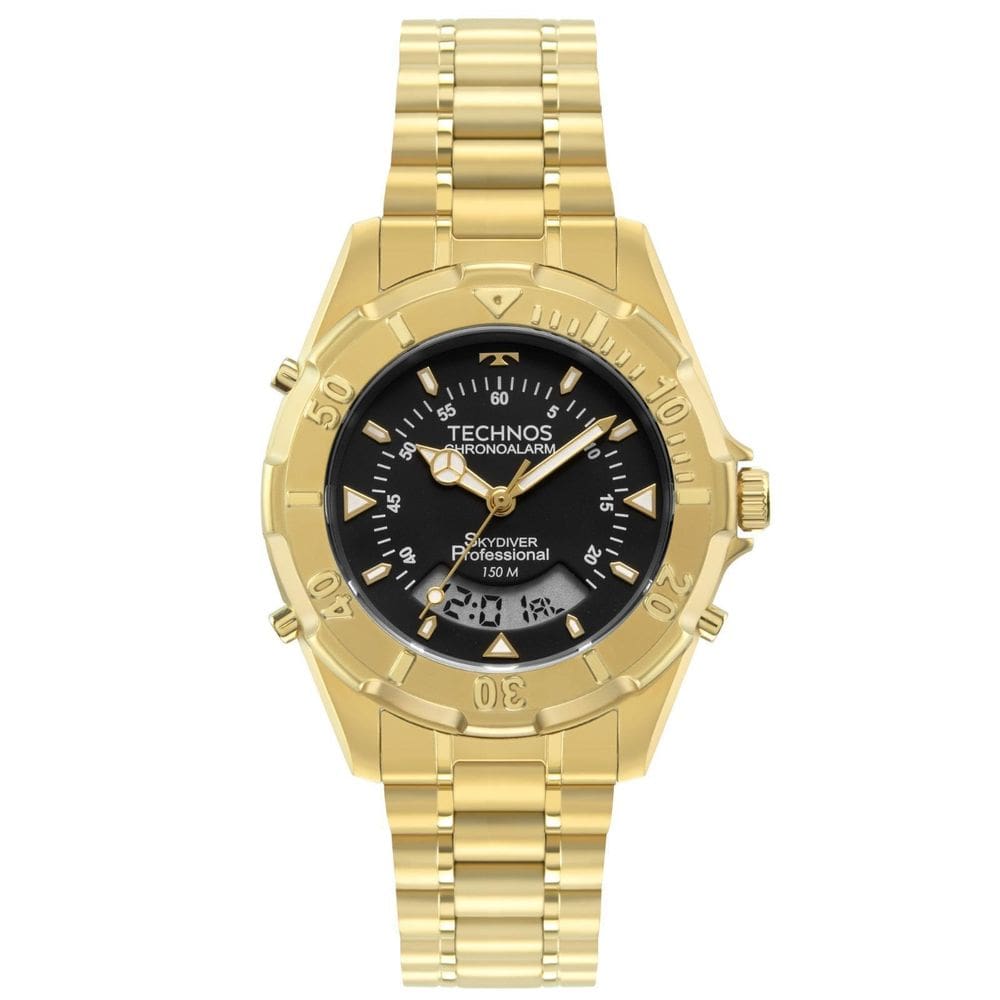 Relógio Technos Masculino Skydiver Dourado - Wt2050Af/1P