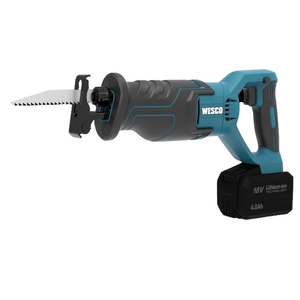 Serra Sabre Bateria 18V Sem Fio Portátil Profissional Wesco