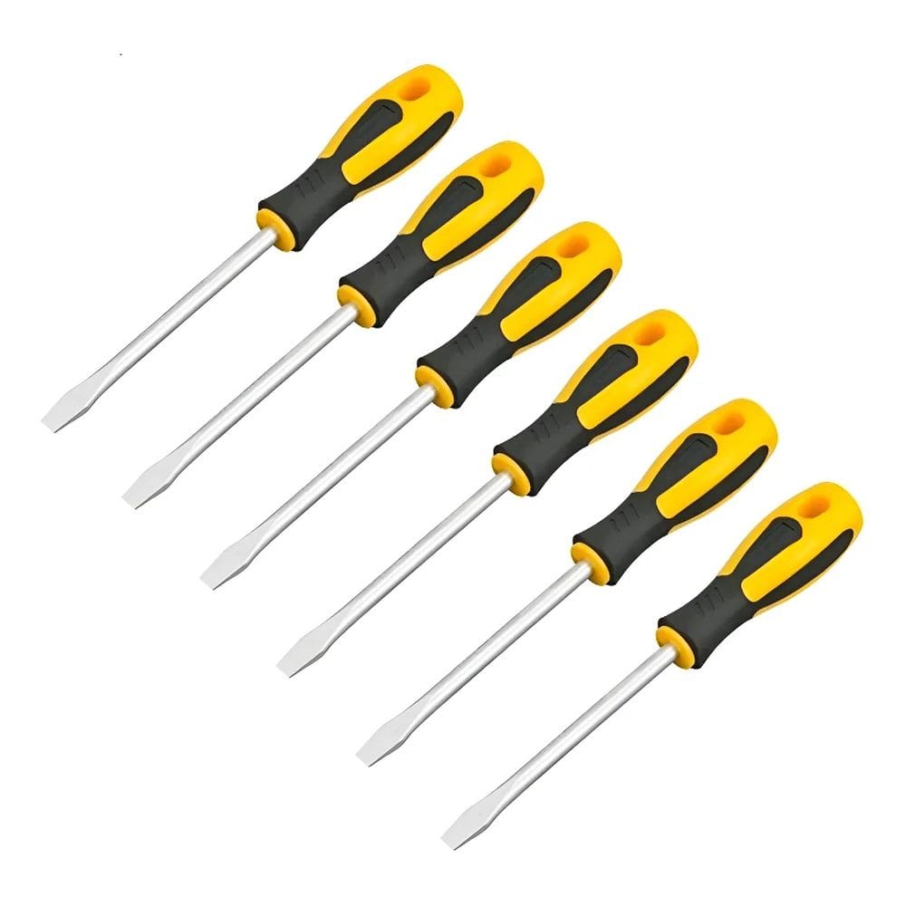 Jogo Chaves De Fenda 5/16``x5`` Cromo Vanádio C/ 6 Un Vonder