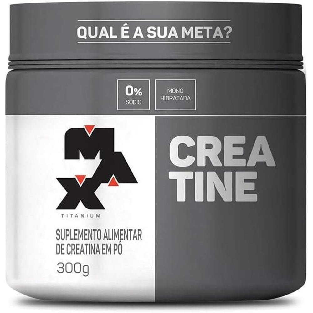Creatina Titanium 100% Pura 300G Max Titanium