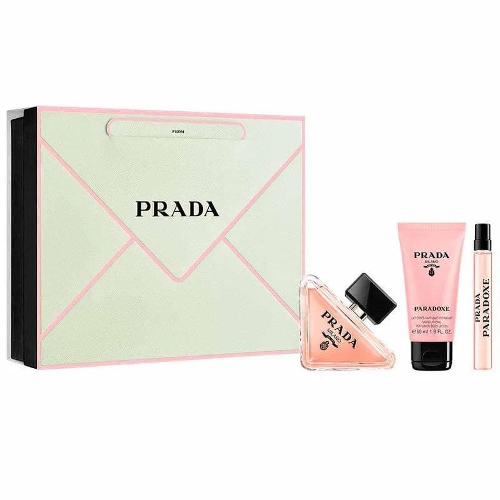 Kit Prada Paradoxe Feminino Edp 90Ml + Bl 50Ml + Ts 10Ml