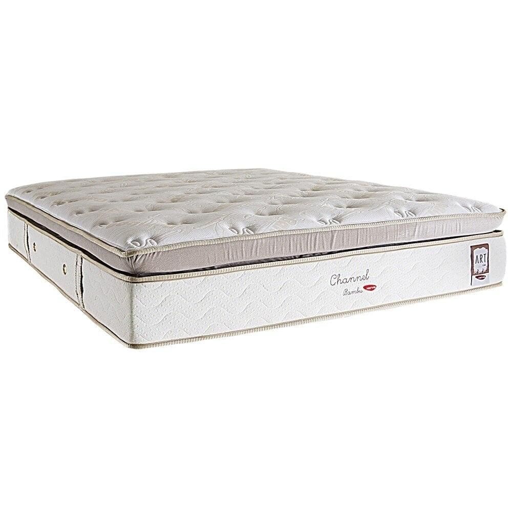 Colchão Casal Herval Molas Ensacadas Channel Bambu, 33x138x188 cm