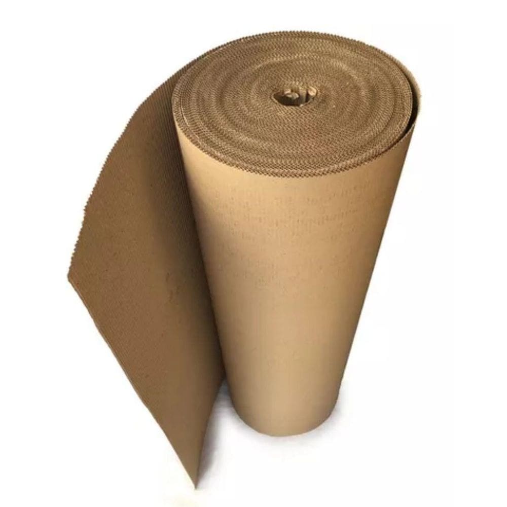 Rolo Papel Papelão Ondulado Obra Mudança Forração 1Mt X 20Mt