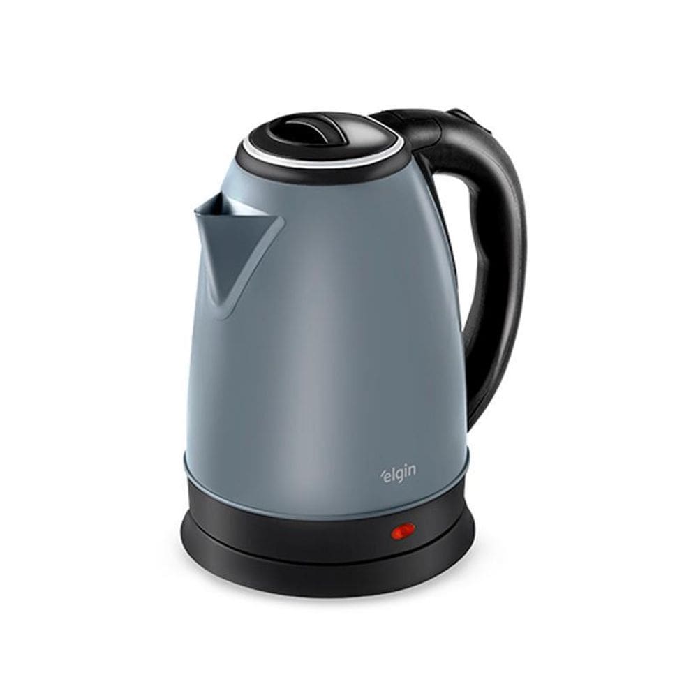 Chaleira Elétrica Inox Lunar Jarra Sem Fio 1,8L Elgin 127V