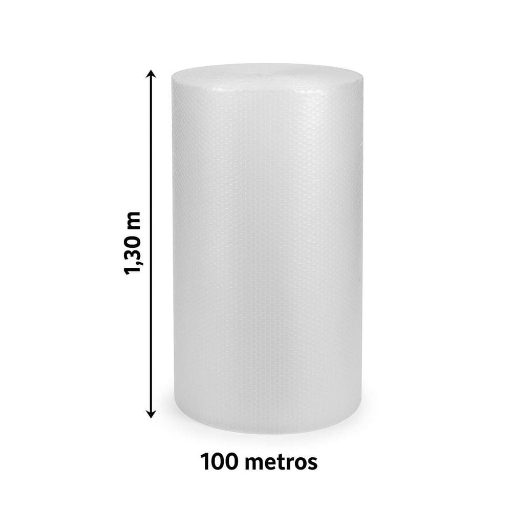 Plástico Bolha Rolo 1,30M X 100M Proteção E Segurança