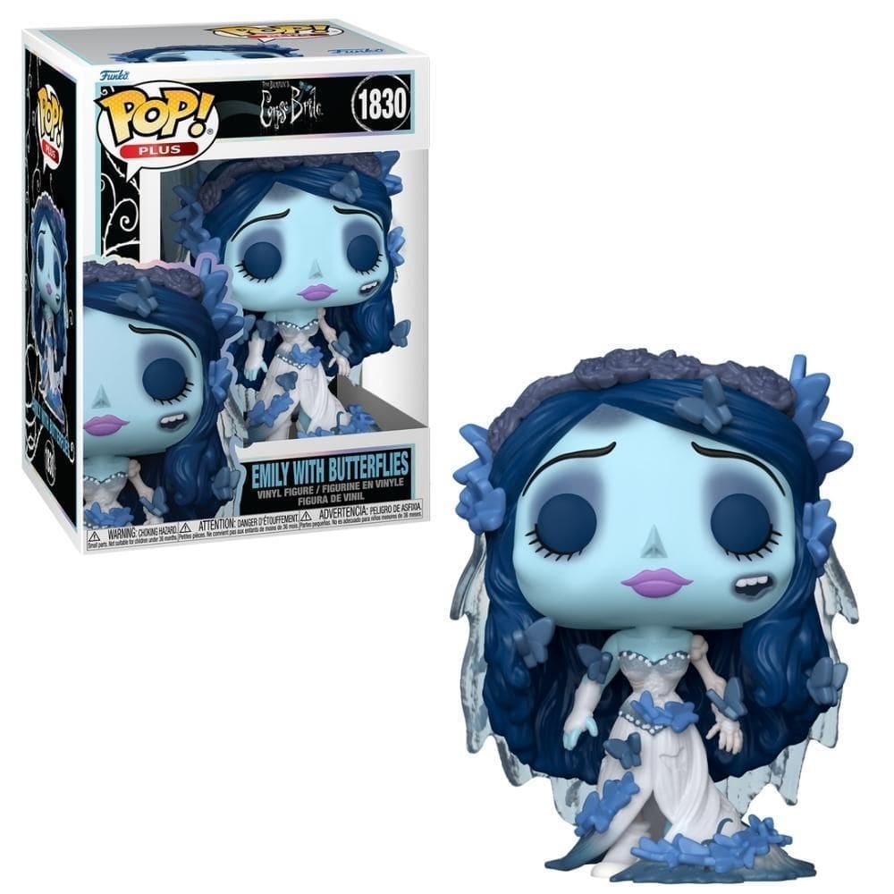Boneco Funko Pop Plus A Noiva Cadáver Emily Com Borboletas