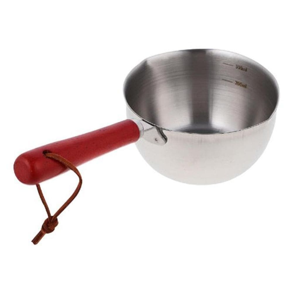 Panela Papeiro Com Bico Em Aço Inox Porta Molho Mingal