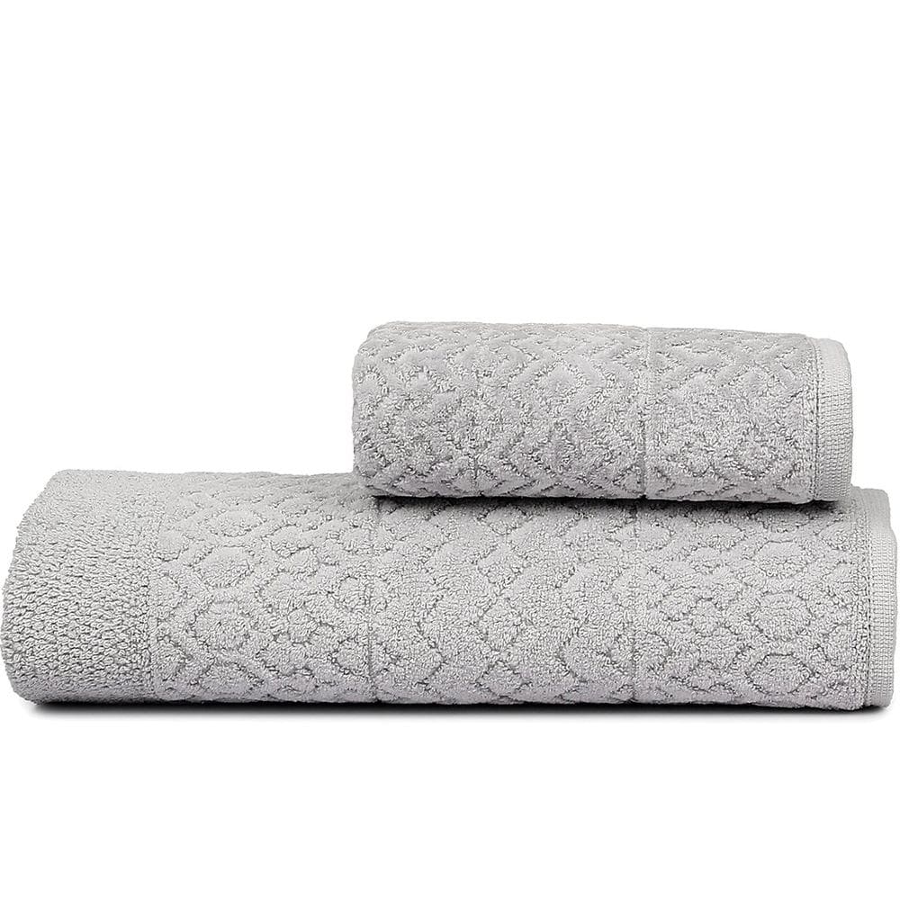 Jogo Toalha de Banho e Rosto Atlântica Loft 100% Algodão 420 g/m²