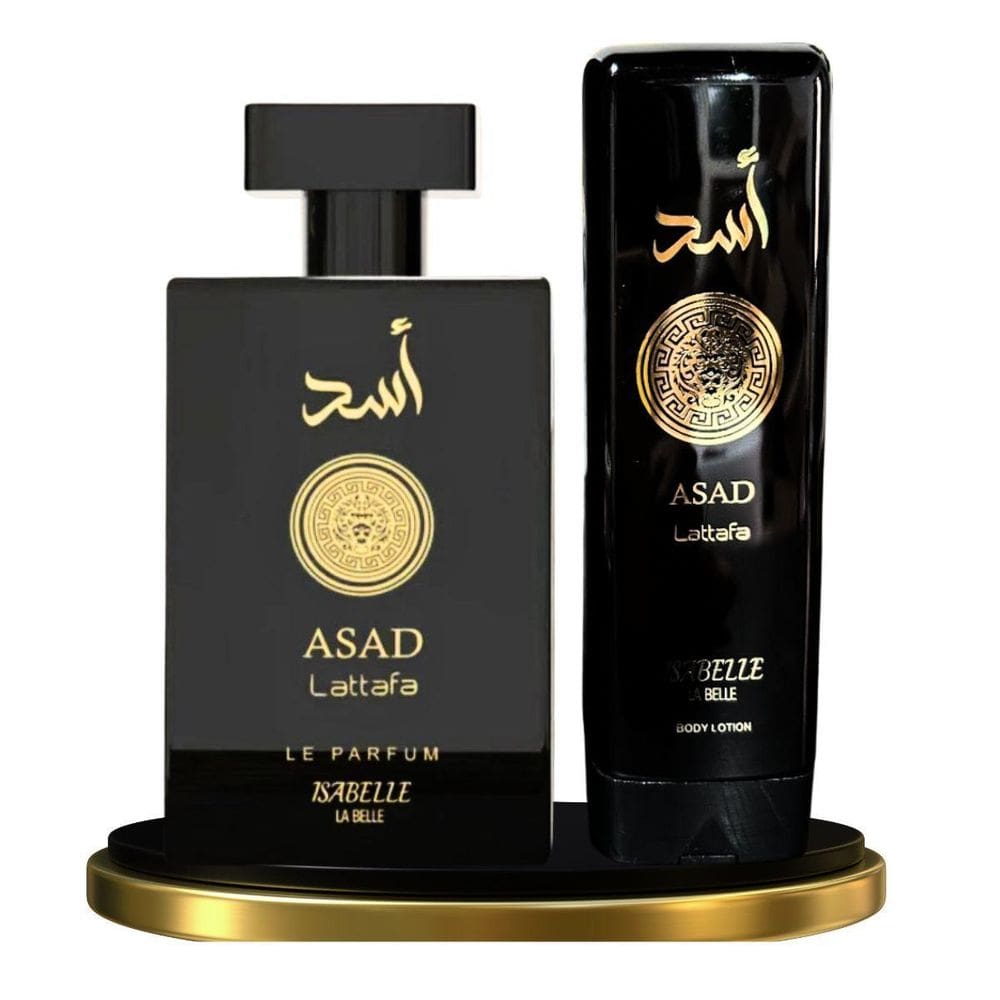 Kit Perfume E Creme Asad Lattafa Parfum Isabelle La Belle