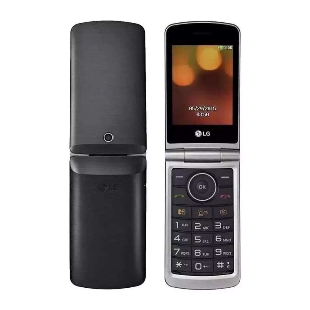 Celulares Lg G360 Dual Sim Flip Tela 3.0 Câmera Rádio Fm