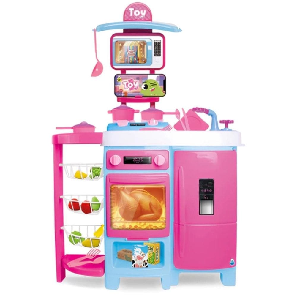 Brinquedo Bancada Cozinha Completa Toy Chef 0571 Samba Toys