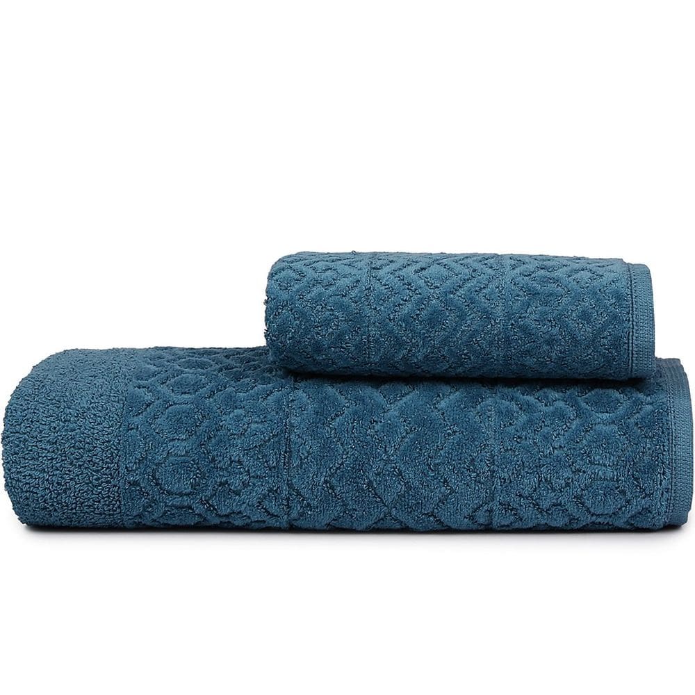 Jogo Toalha de Banho e Rosto Atlântica Loft 100% Algodão 420 g/m²