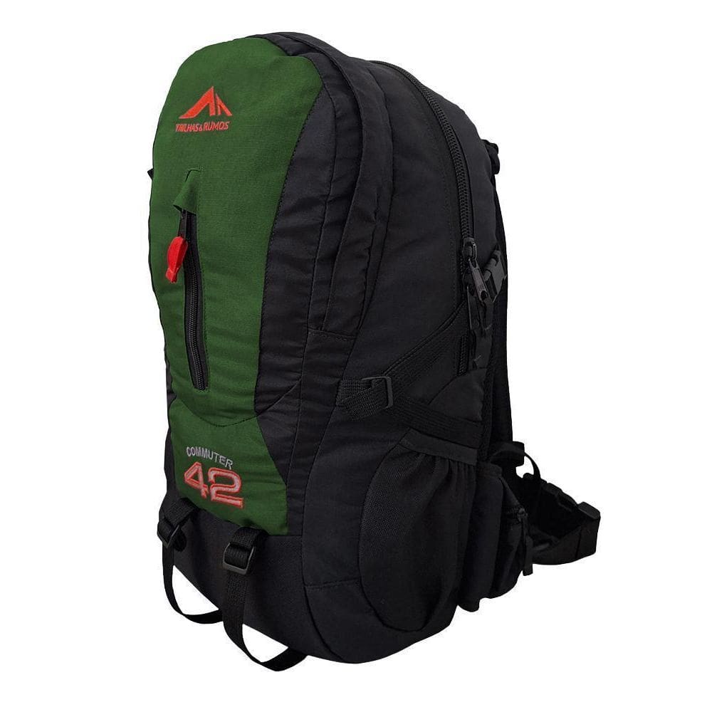 Mochila Commuter 42 - Verde Com Preto - Ref. 1442