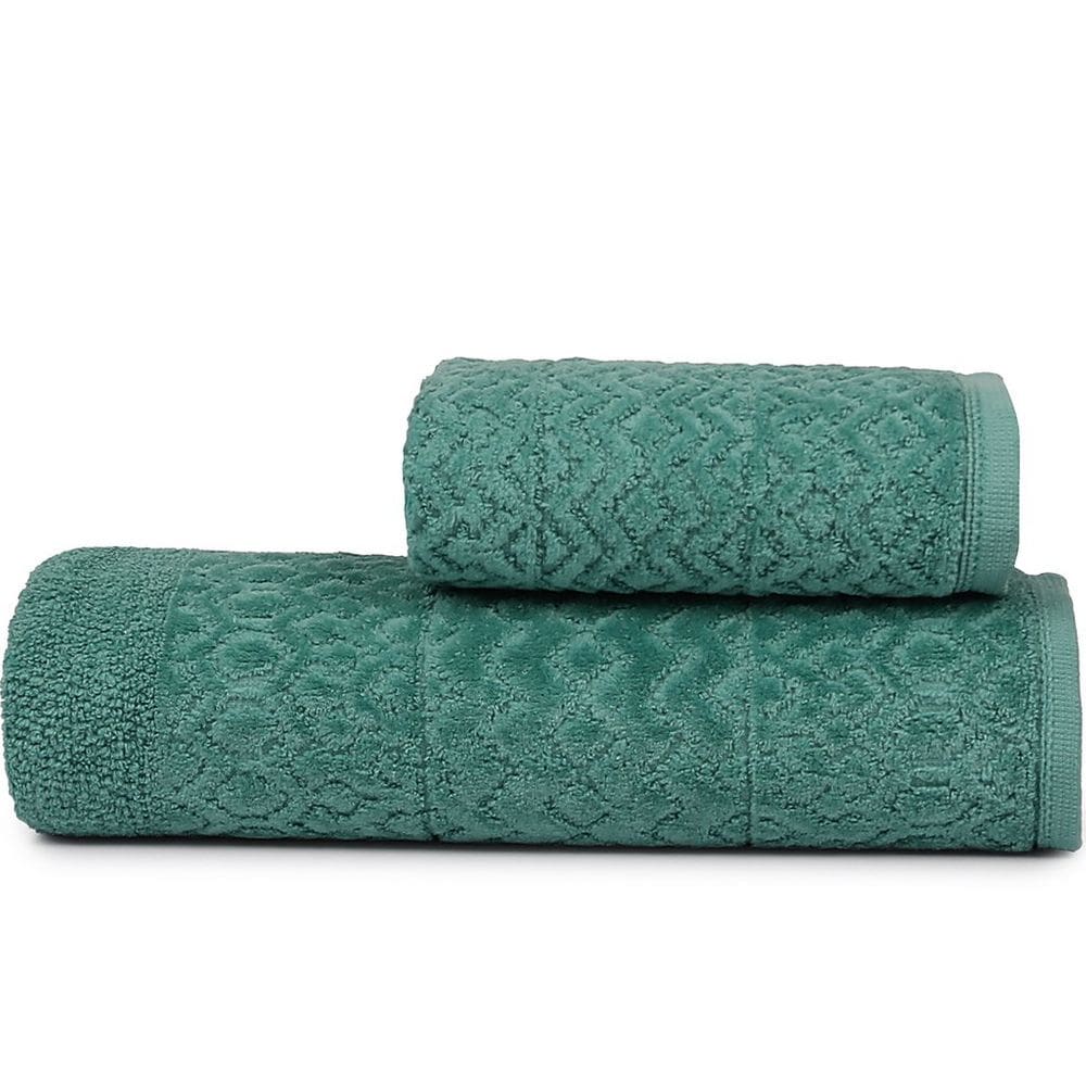 Jogo Toalha de Banho e Rosto Atlântica Loft 100% Algodão 420 g/m²