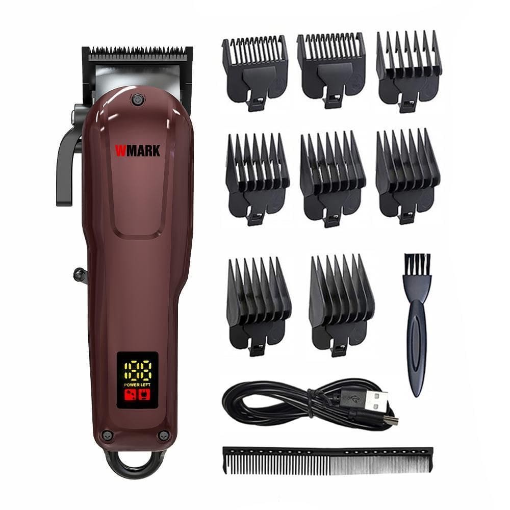 Maquina Wmark Cortar Cabelo Ng 1001 Profissional Vermelho