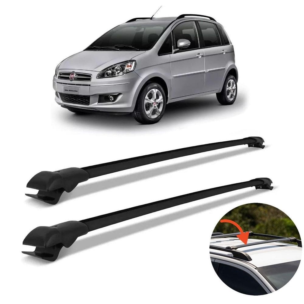 Rack Teto Travessa De Longarinas Fiat Idea 2004 A 2016