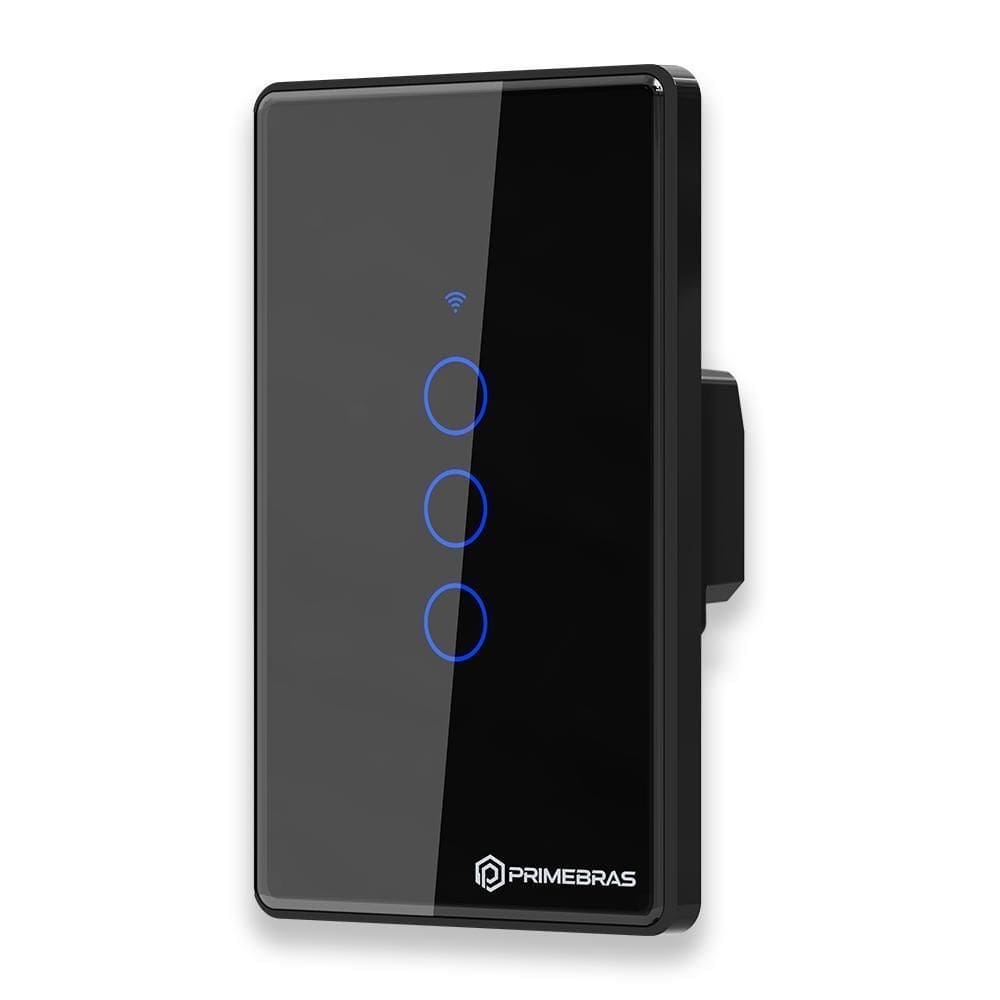 Interruptor Inteligente 3 Botões Primebras Branco 110V 220V