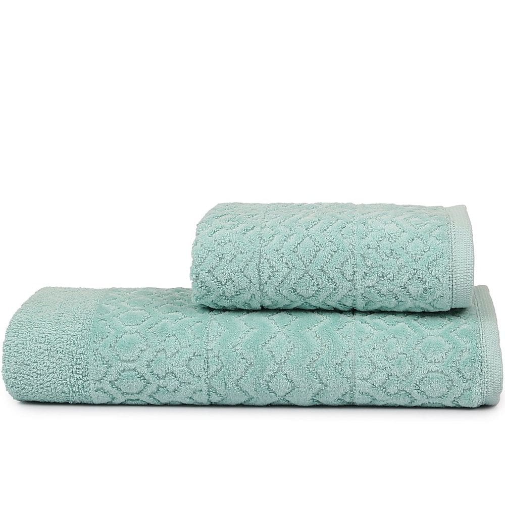 Jogo Toalha de Banho e Rosto Atlântica Loft 100% Algodão 420 g/m²